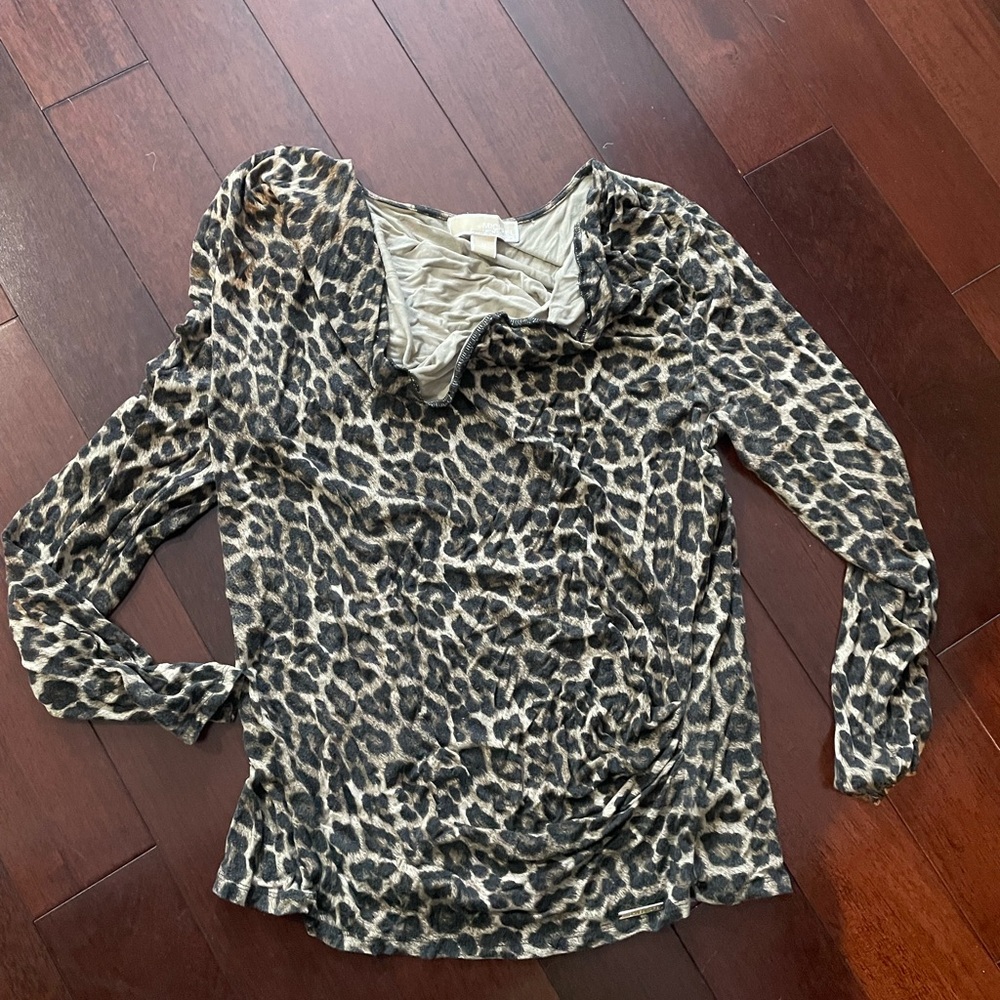 Michael Kors Animal Print Blouse